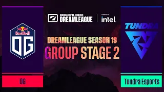 Dota2 - OG vs Tundra Esports - Game 2 - DreamLeague Season 19 - Group Stage 2