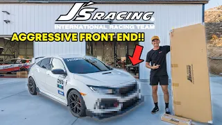 Civic Type R Gets the ULTIMATE JDM Front End | J's Racing Carbon Front Lip & Grill