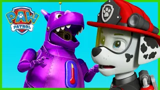 Les chiots arrêtent un monstre géant cracheur de feu! - PAW Patrol animés pour enfants