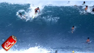 HEAVY SURFING at PIPELINE (Raw Footage) Dec. 7, 2020