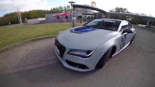 РАЗГОН ДО МАКСИМАЛКИ Audi RS7 750 HP AUTOBAHN MAX SPEED