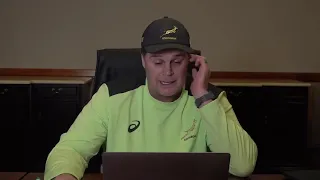 Rassie on the inconsistencies from referee Nic Berry in the first test | Tackles and rucks