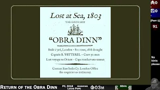 Puri Plays: Return of the Obra Dinn [Part 1]