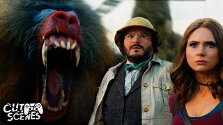 Jumanji's BABOON Ambush: Bridge Attack Scene | Jumanji The Next Level (Jack Black, Karen Gillan)