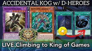 King of Games ACCIDENTALLY with Destiny Heroes & Clock of Destiny Skill lol - [Yugioh Duel Links]