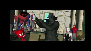 spider man into the spider verse /deleted scene 37 elivator