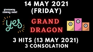 Foddy Nujum Prediction for Grand Dragon 4D - 14 May 2021 (Friday)