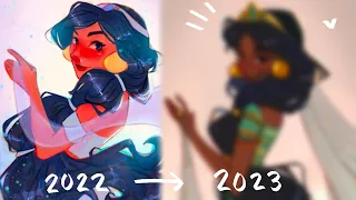 OLD ART REDRAW: Redrawing my old art to see my art improvement✨