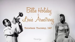 TBT- Billie Holiday, Louis Armstrong in "New Orleans" 1947 HD)