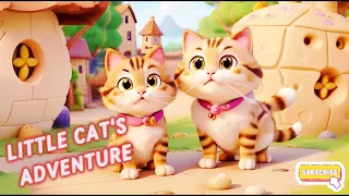 Little Cat's Adventure | Bedtime Stories For Kids | Moral Stories For Kids in English | Sleep Story