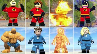 The Incredibles Vs. Fantastic Four in LEGO Videogames