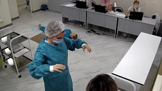 Накрытие стерильного стола