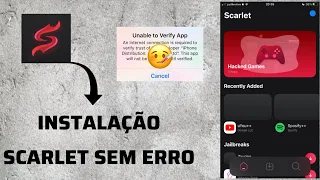 SCARLET FIX ERRO🔥INSTALAÇÃO SEM REVOKE✅