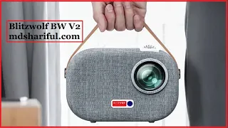 Blitzwolf BW V2 Review Best FHD Projector with Android 9 0 | mdshariful
