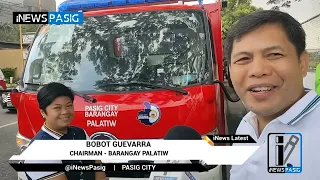 28 Barangay, nakatanggap ng tig-iisang bago at modernong fire truck | iNews Pasig