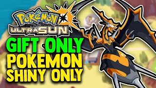 POKEMON ULTRA SUN HARDCORE NUZLOCKE BUT I ONLY USE SHINY GIFT POKEMON