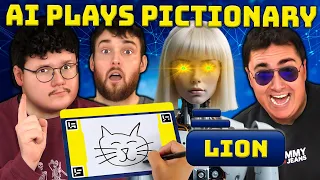 The First Game Of AI Pictionary Ever Played!