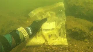 Possible Human Remains Found Underwater! (Inside Plastic Bag)