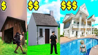 1$ HUIS VS 1000$ HUIS VS 1.000.000$ HUIS! - GTA V