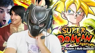 SUPER DOKKAN FESTIVAL! Stone Opening TRIPLO w/ GiosephTheGamer e Blaziken68 - Dokkan Battle Ita