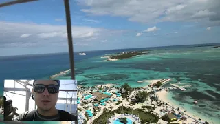 Helium Balloon Ride Full - CocoCay - Royal Caribbean's Private Island (4K UHD)