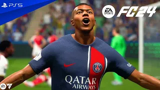 EA FC 24 - PSG vs. AS Monaco - Ligue 1 - 23/24 Gameplay I PS5™ [4k60]