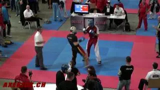 WAKO Kickboxing AC 2010: LC -89kg: Gruber (SUI) vs. Fingerhut (GER)