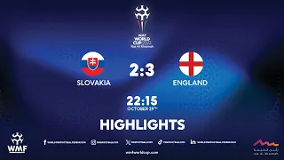 WMF World Cup 2023 I Day 4 I Slovakia - England I Highlights