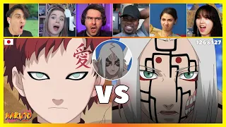 Gaara vs Kimimaro | Reaction Mashup [Naruto 126,127] ナルト