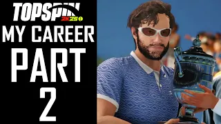 TopSpin 2K25 - MyCareer - Part 2 - "Working Our Way Up The Ranks (Masters Debut)"