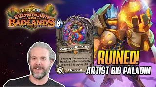 (Hearthstone) RUINED! Artist Big Paladin