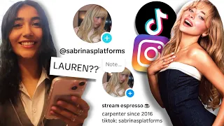 starting a SABRINA CARPENTER editing account on TikTok & Instagram for ONE WEEK!