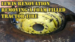 Replacing Foam Filled Tractor Tire