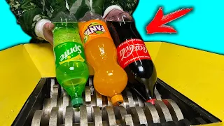 FANTA COCA COLA SHREDDING ! AMAZING EXPERIMENT