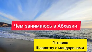 Влог из Абхазии Шарлотка с мандаринами 🍊 Женское такси в Абхазии 🚕