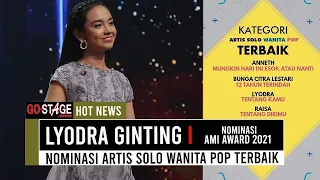 LAGU TENTANG KAMU, HANTARKAN LYODRA RAIH NOMINASI AMI AWARD 2021 ARTIS SOLO WANITA POP TERBAIK