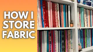 How Do I Fold My Fabric (Quilting Organization Tips)