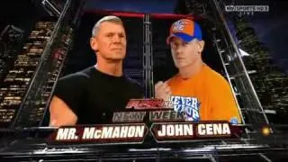 WWE Raw 3/8/10 Preview: Mr. McMahon vs John Cea