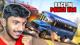 *IMPOSSIBLE* Prison Van Stunt Race - GTA5 Tamil - (GTA 5 Funny Moments) Sharp Tamil Gaming
