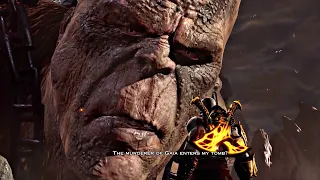 God of War 3 PS4 - Cronos Titan Boss Fight (1080p 60fps) Father of Zeus