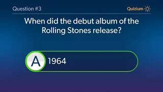 The Rolling Stones Quiz   When did the debut album of the Rolling Stones release? and more questions