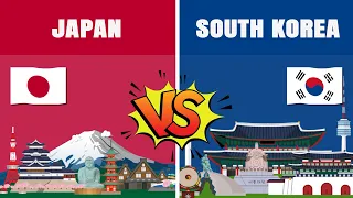 Japan vs South Korea | Country Comparison | Data Around The World