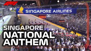 FORMULA 1 SINGAPORE AIRLINES SINGAPORE GRAND PRIX 2022 -  National Anthem of the SINGAPORE