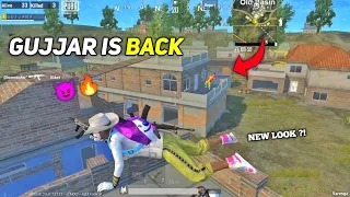 GUJJAR X IS BACK 🔥 1V4 SQUAD WiPES - PUBG MOBILE LITE BGMI LITE