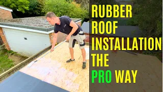 PART 11 FULL RUBBER ROOF EPDM INSTALLATION GUIDE INCLUDING SOFFITS, FACIA BOARDS AND GUTTER