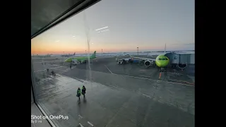 Завораживающий Взлёт с Аэропорта Пулково Санкт-Петербург | S7 Airbus A321 neo. | Апрель 2021г.