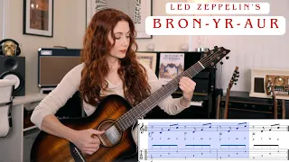 Led Zeppelin's "Bron-yr-Aur" - Full Lesson with Transcription/Tab