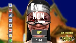 EVIL NUN MAZE VERSION 0.9.5 MAIN MENU AND GAMEPLAY!! ( FANMADE ) | NEW GAME BY KEPLERIANS!!