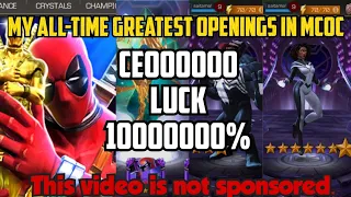 My All-Time Greatest Openings in Mcoc  CEOOOOOO LUCK 10000000% - Account Changing Pulls