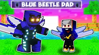 Raised By BLUE BEETLE DAD In Minecraft (Hindi)